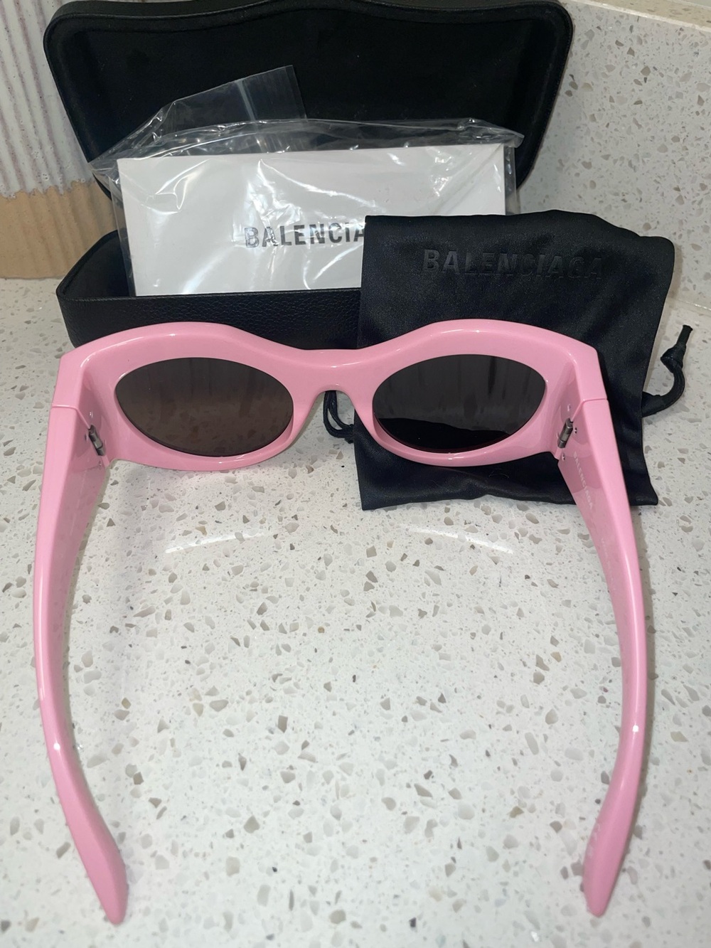 Balenciaga Pink Sunglasses - Picture 4 of 9